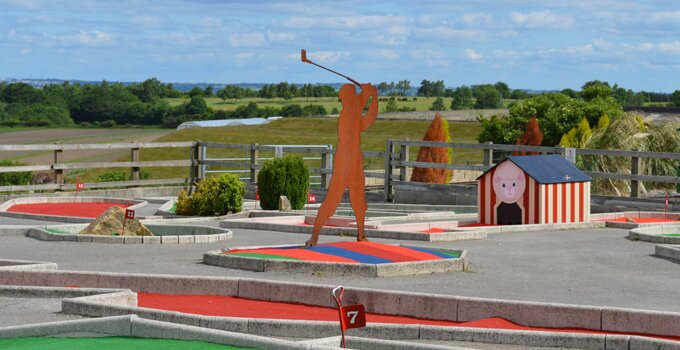 Crazy golf with the best view in Yorkshire